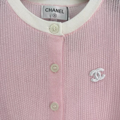 Knitted Short-Sleeve Top