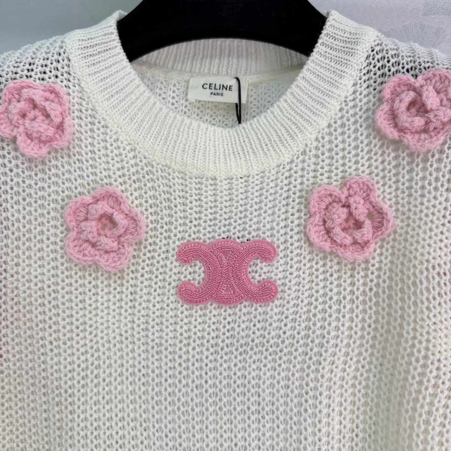 Floral Embroidery Sweater