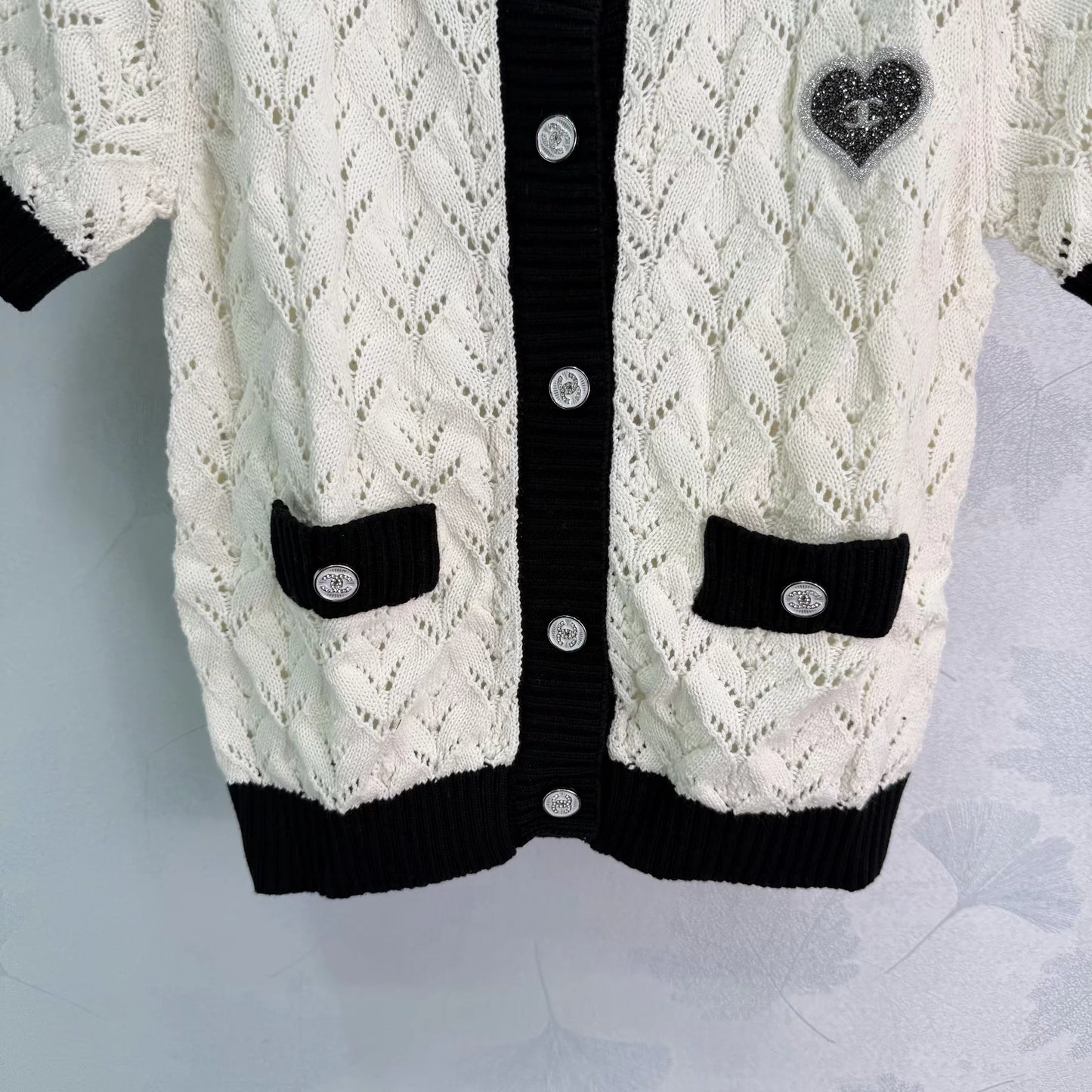 Color-blocked Knit T-shirt