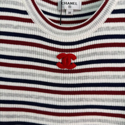 Chanel/26SS New Striped Knit Vest
