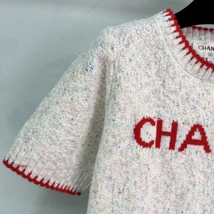 Knitted Short-Sleeve T-Shirt