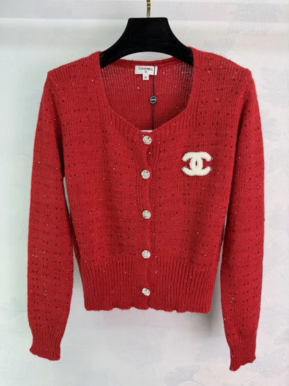 Classic knit cardigan