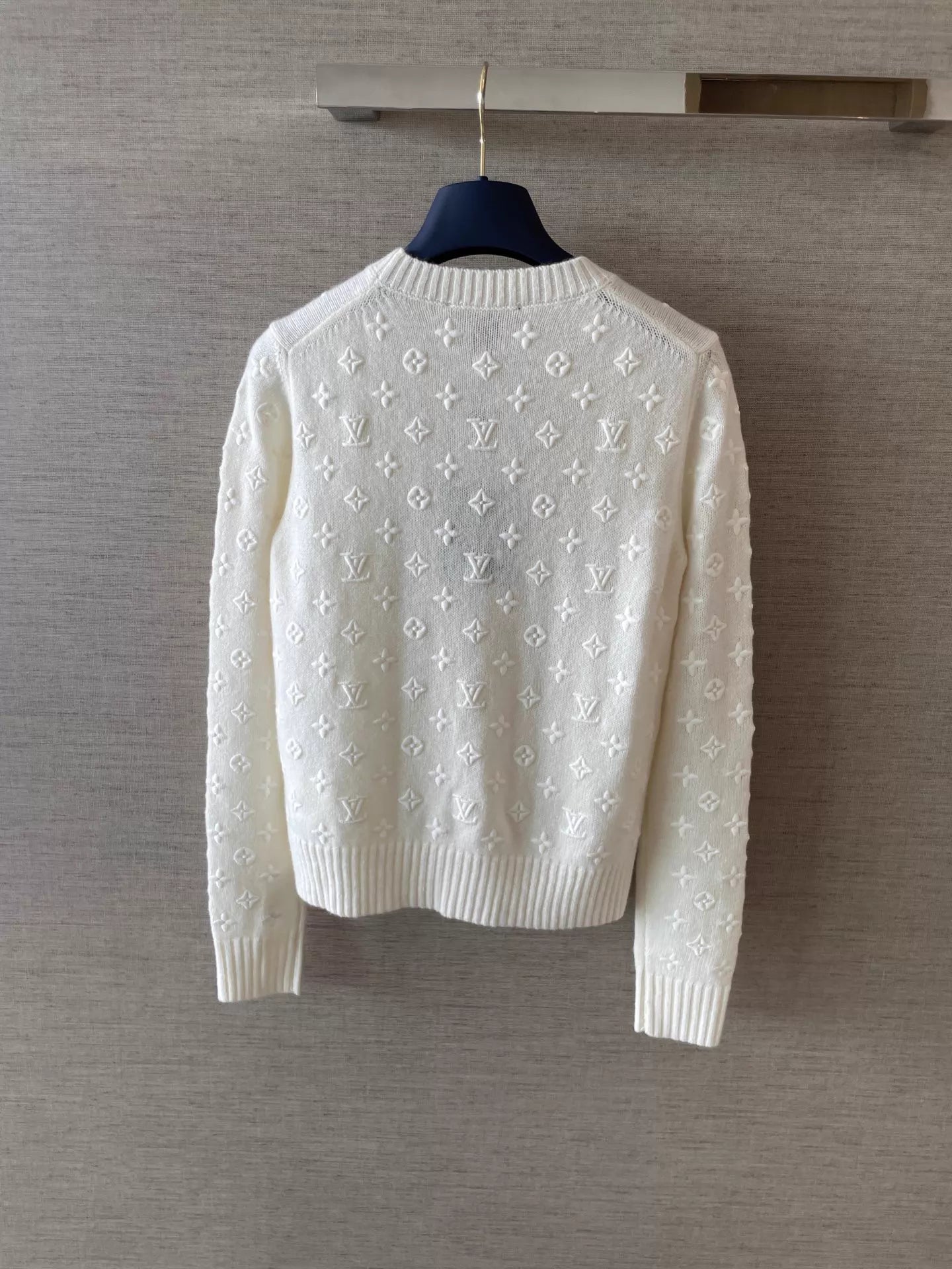 Jacquard knit sweater