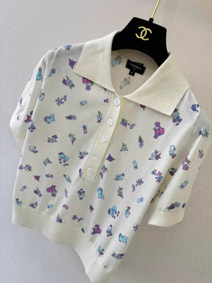 Knitted Polo Shirt