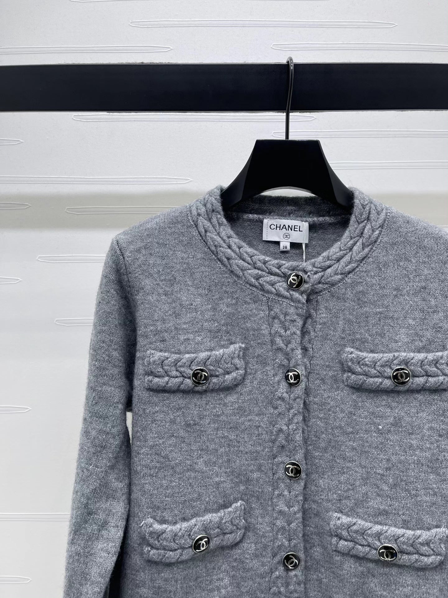 3D Cable Knit Cardigan