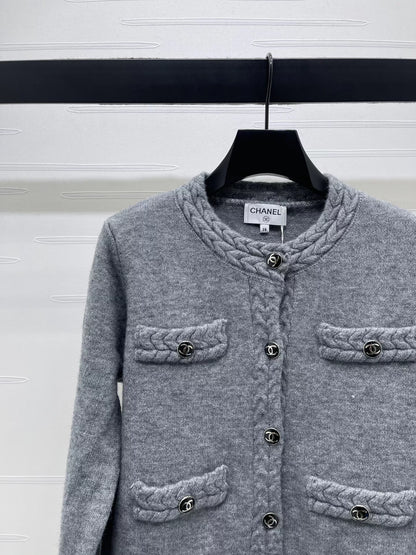 3D Cable Knit Cardigan