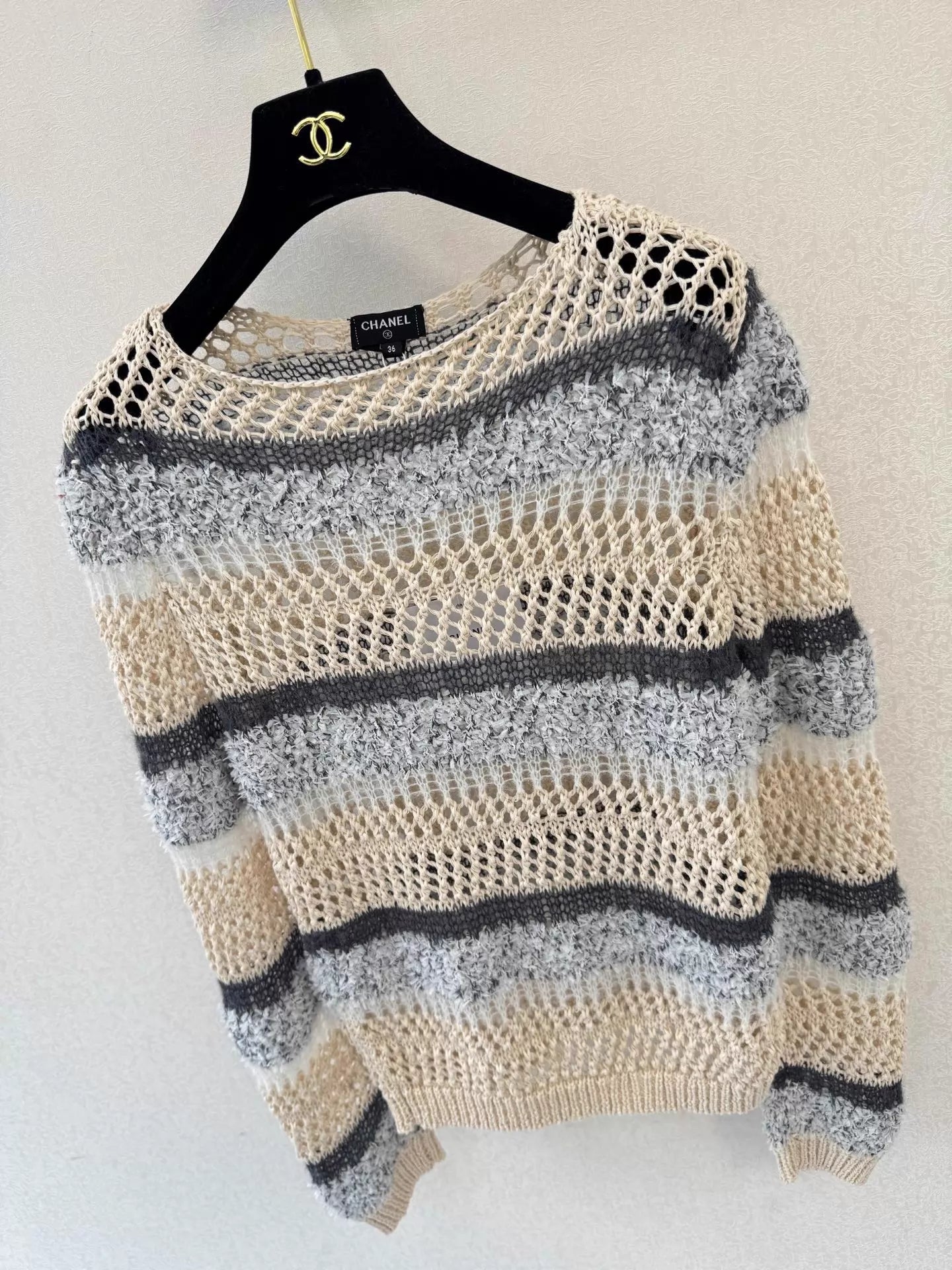 Openwork Knit Sweater