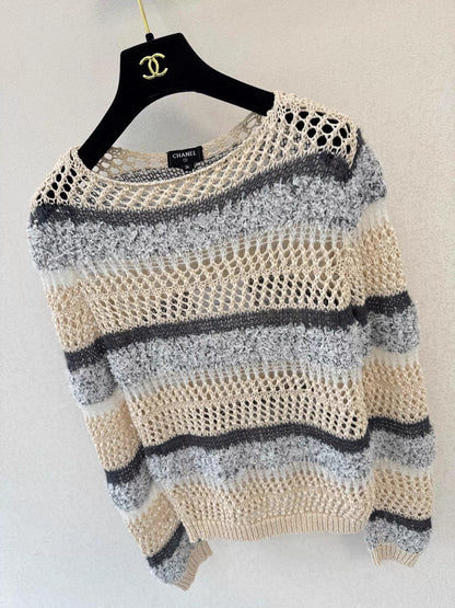 Openwork Knit Sweater