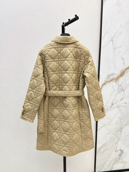 25fw Cotton collar long jacket