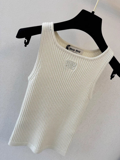 White Knitted Vest