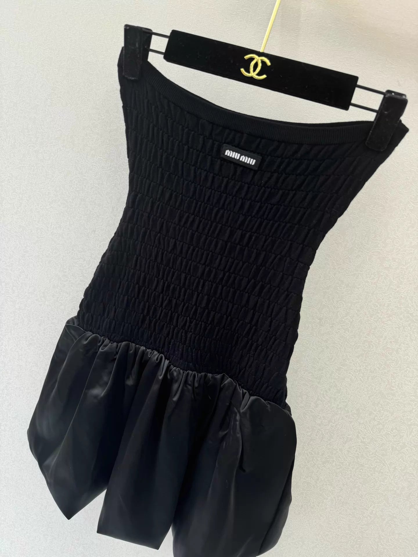 26ss Strapless A-line Dress