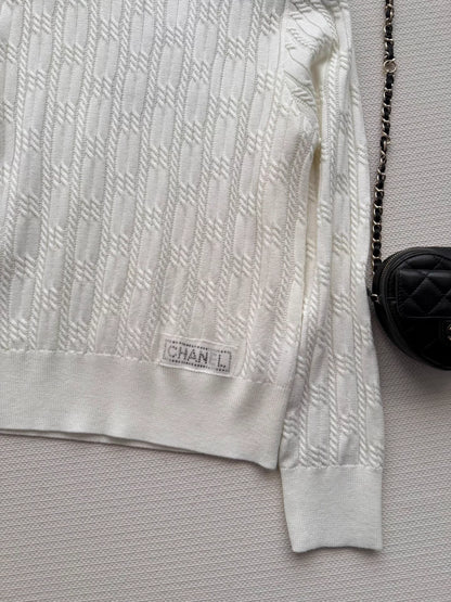 Rhinestone Logo Sweater