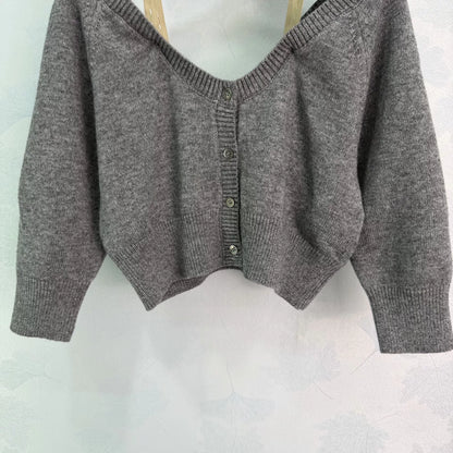 Wool Knit Cardigan