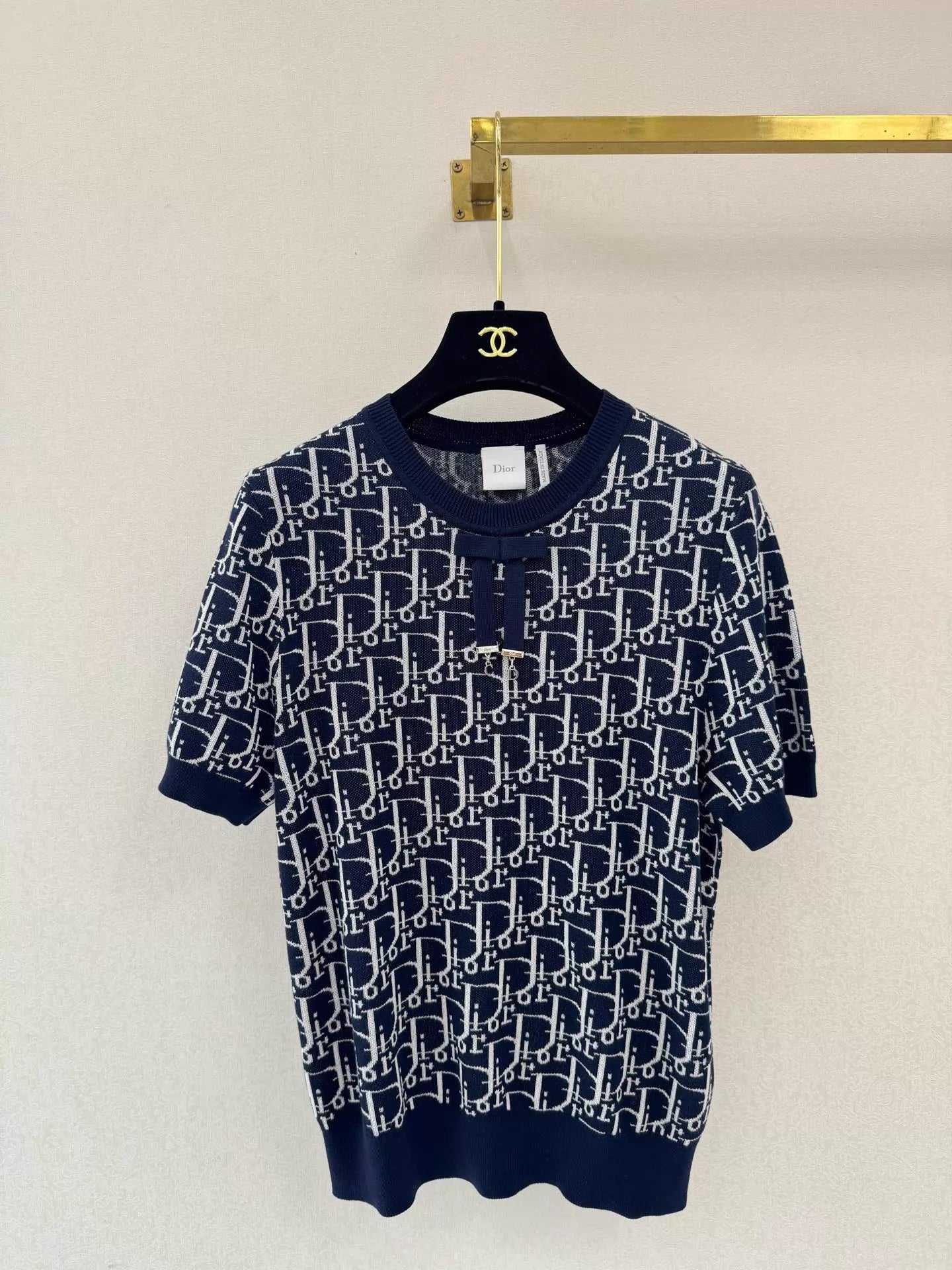 26ss Jacquard Knit T-shirt