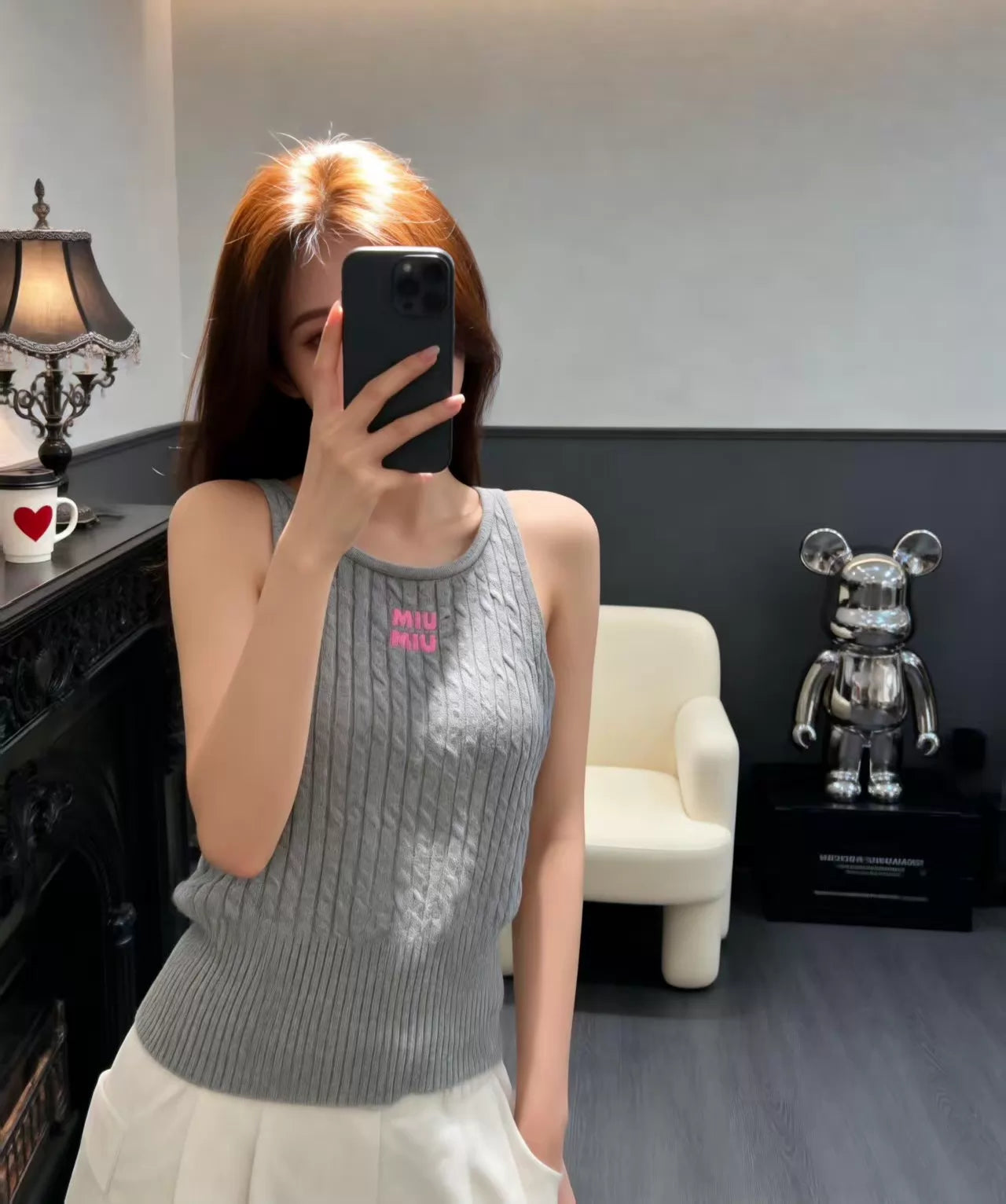 26ss Cable Knit Vest