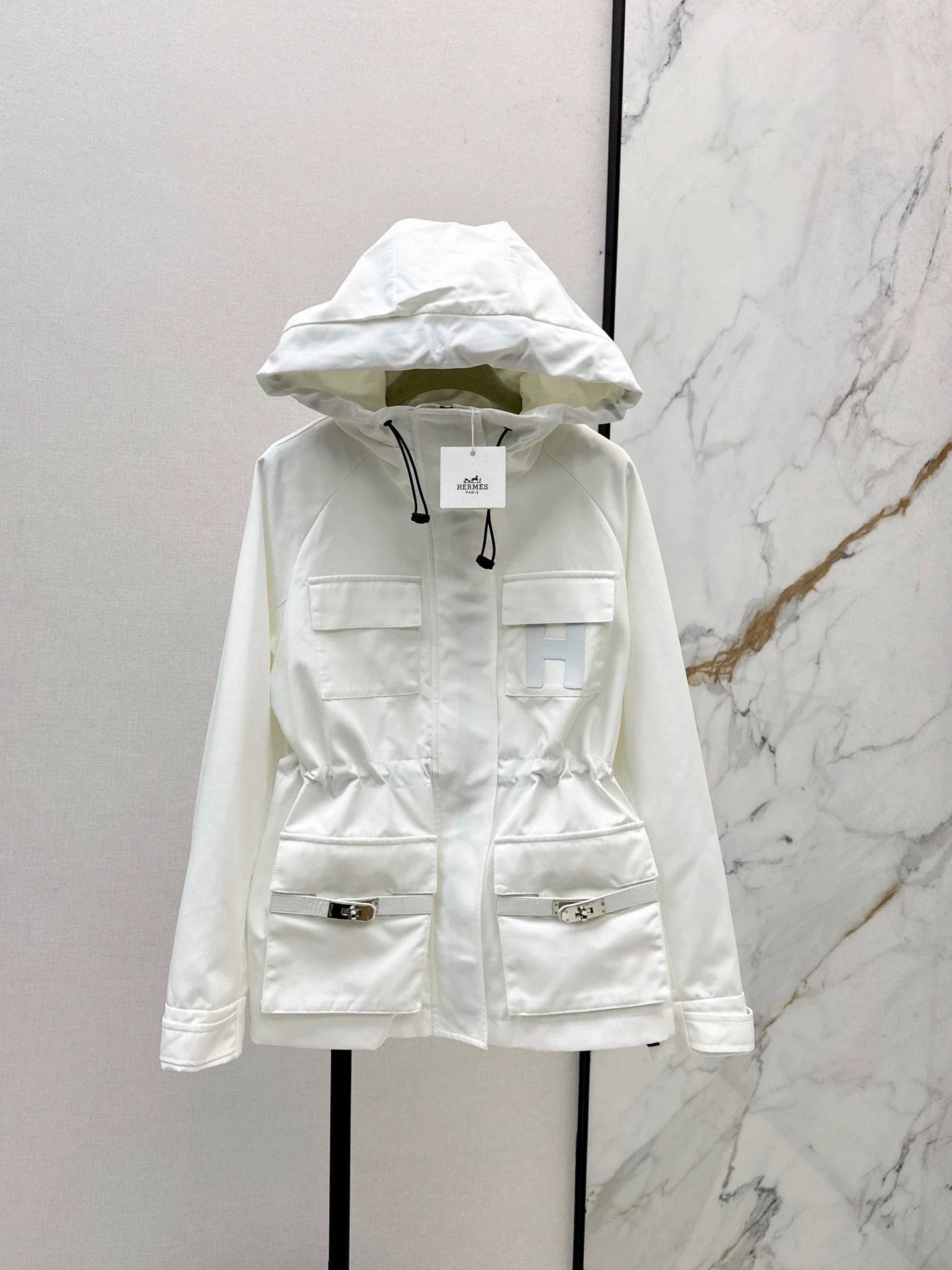 25fw Hooded windbreaker jacket