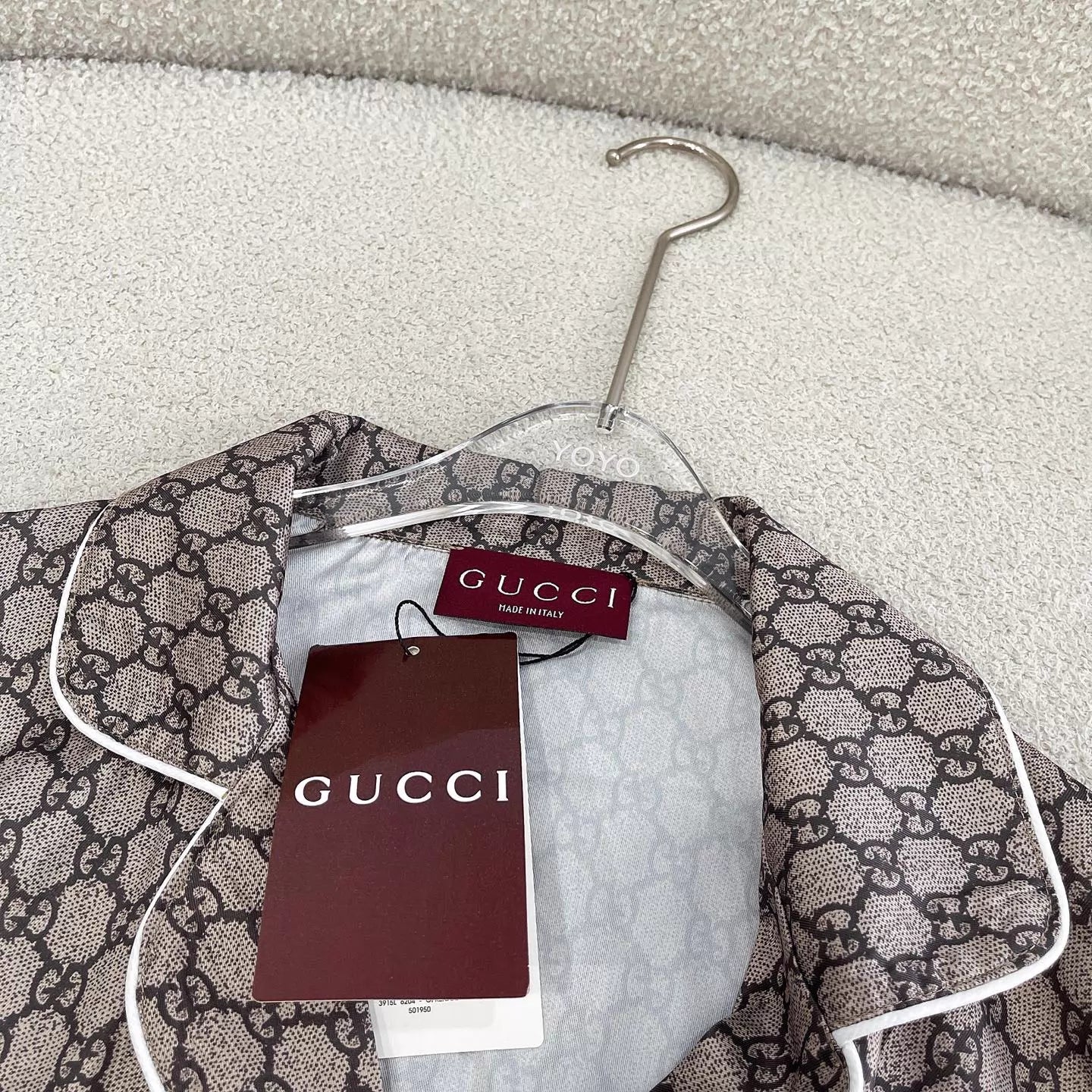 26ss monogrammed shirt + trousers
