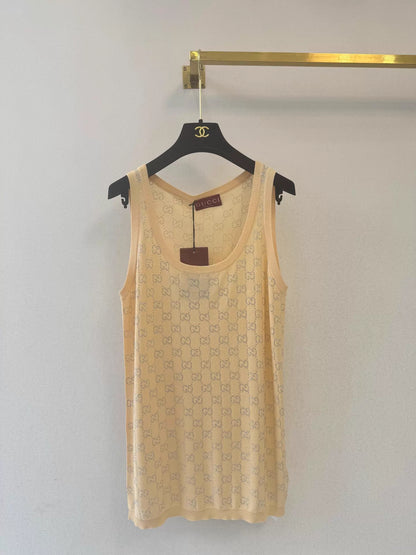 Jacquard Knit Vest