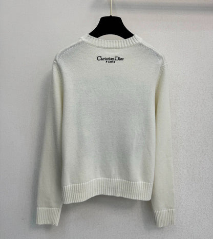 Velvet knitted sweater