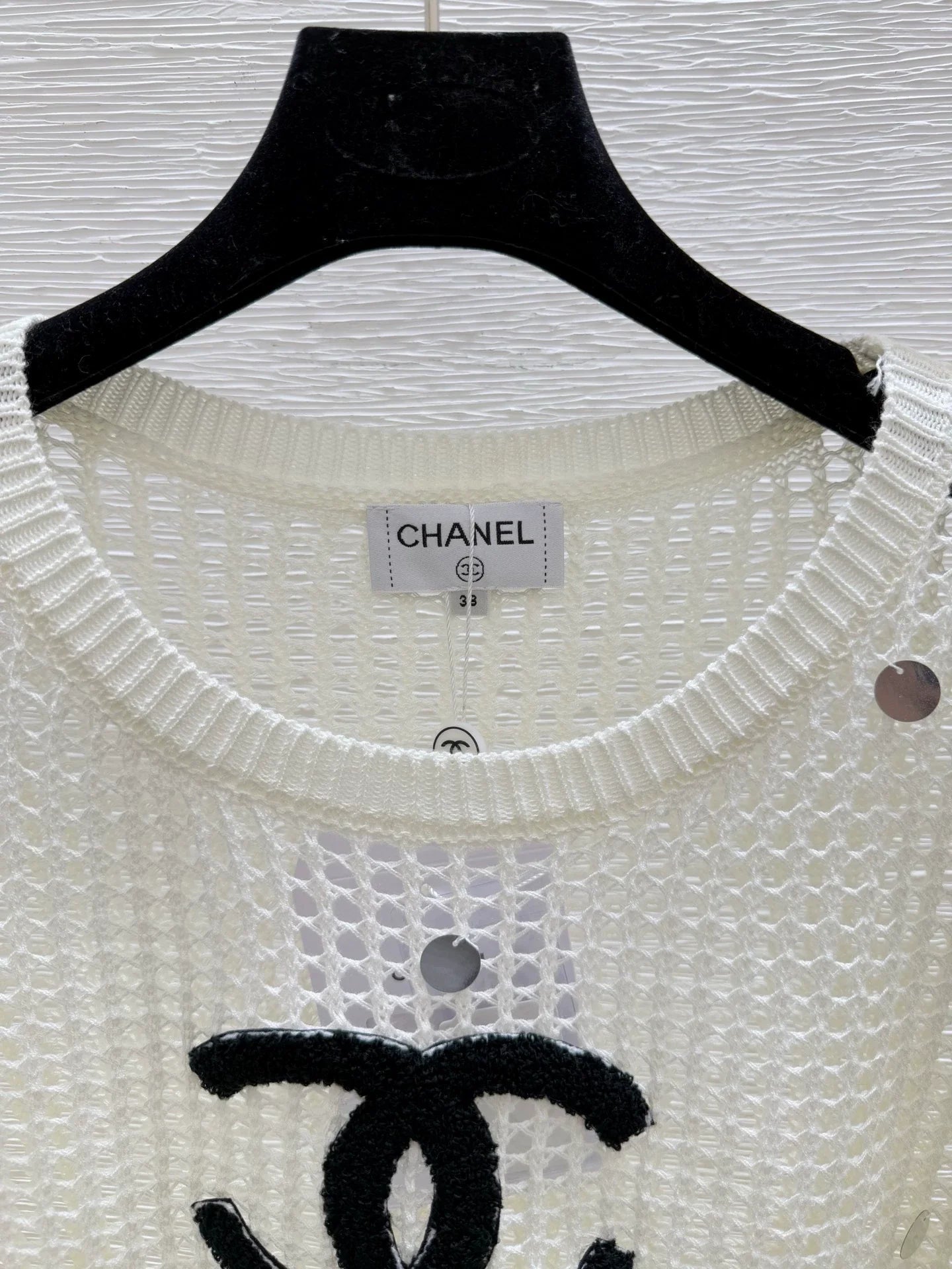 25fw Hollow knit sweater
