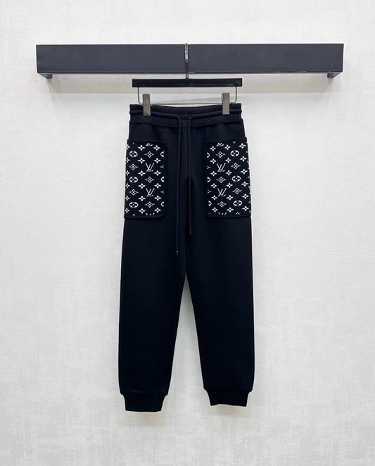 Louis Vuitton /26New Season Hooded Jacquard Jacket & Trousers Set
