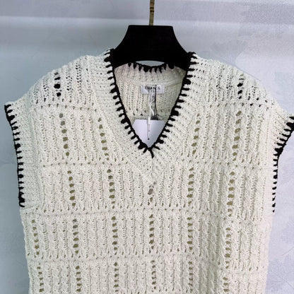 Crochet Knit Vest