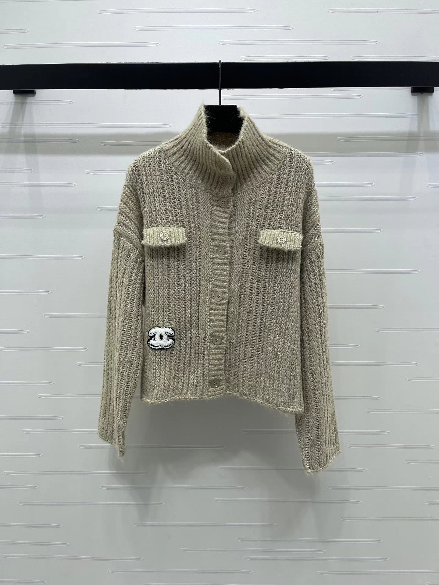 Collared Knit Cardigan