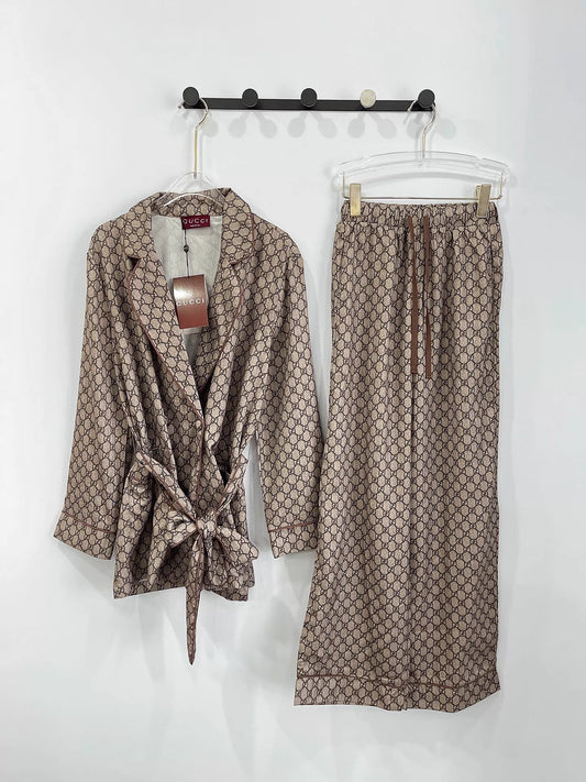 26ss robe-style cardigan + trousers