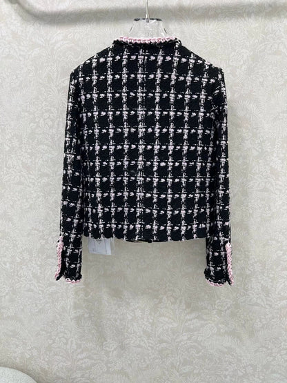 Knitted dress with tied edges, short jacket