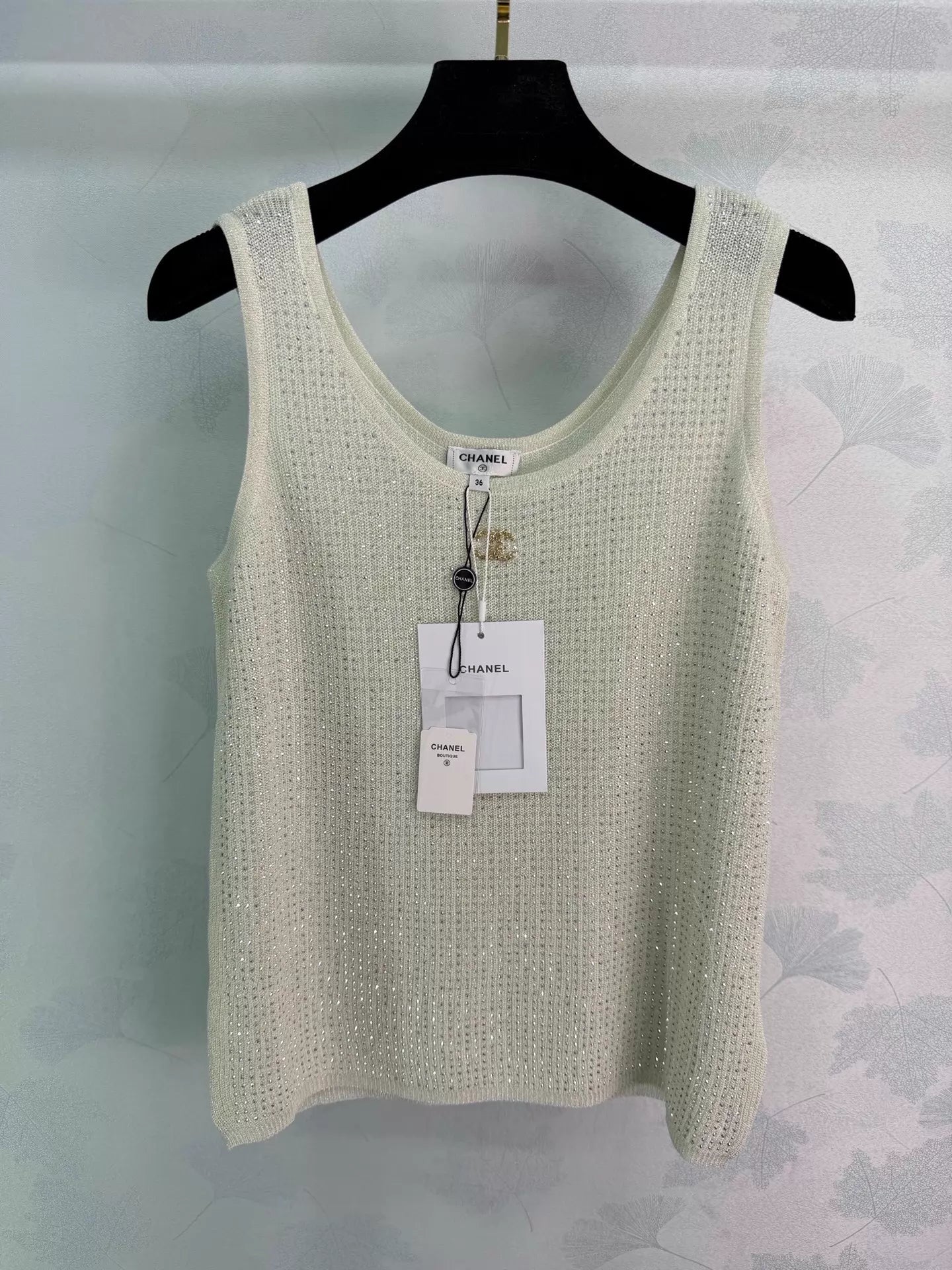 26ss Openwork Knit Vest