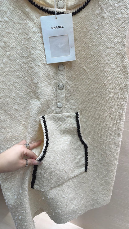 Hooded Sleeveless Dress