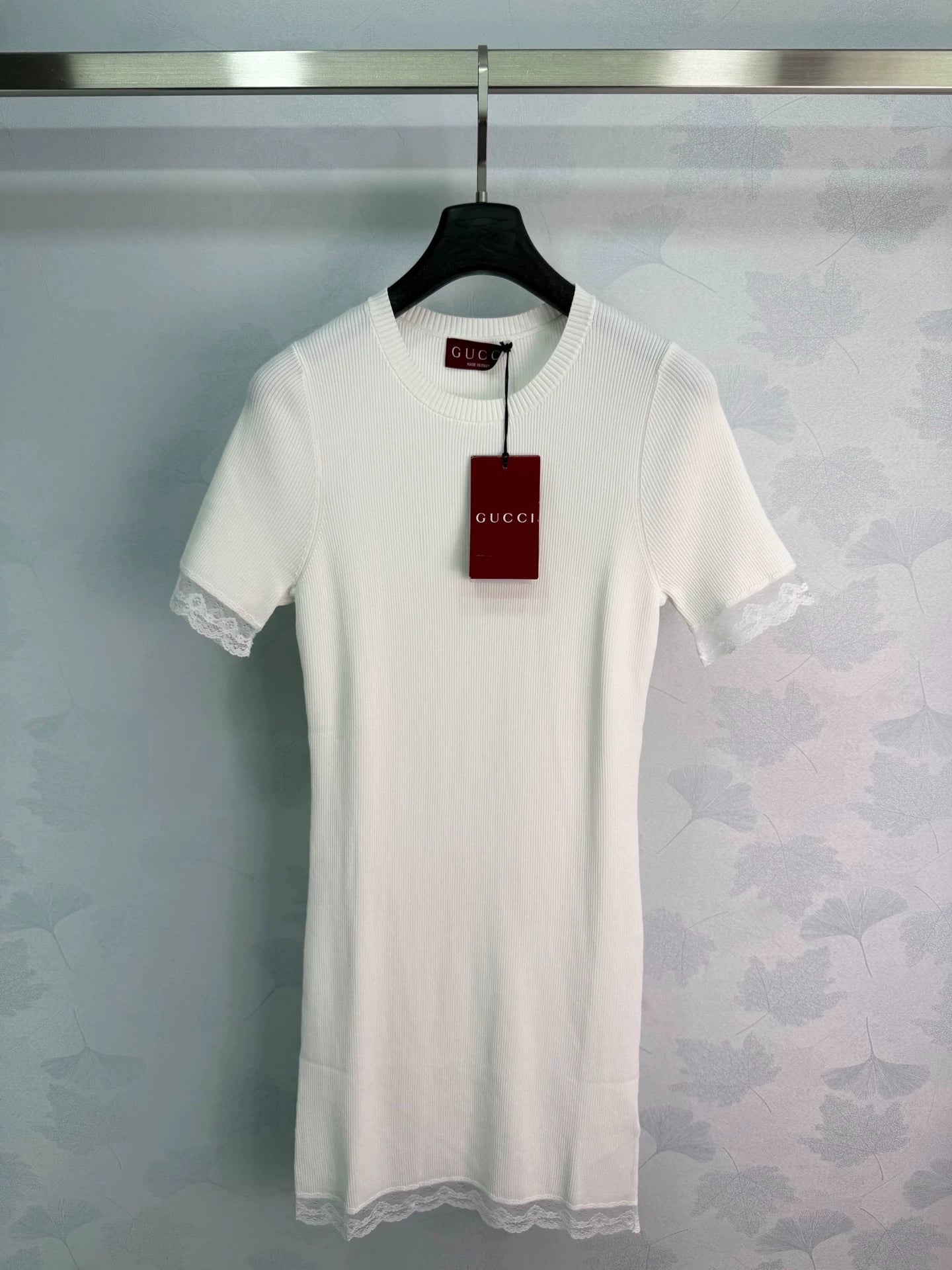 GUCCI/26SS White Knit Dress