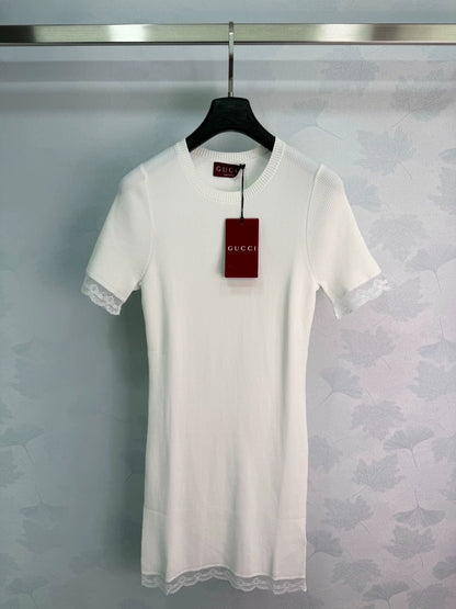 GUCCI/26SS White Knit Dress