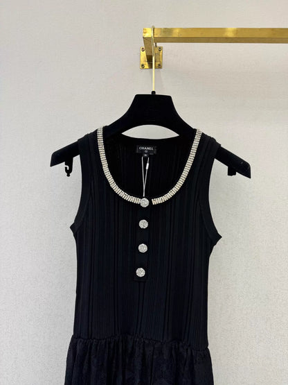 26ss Patchwork Dress