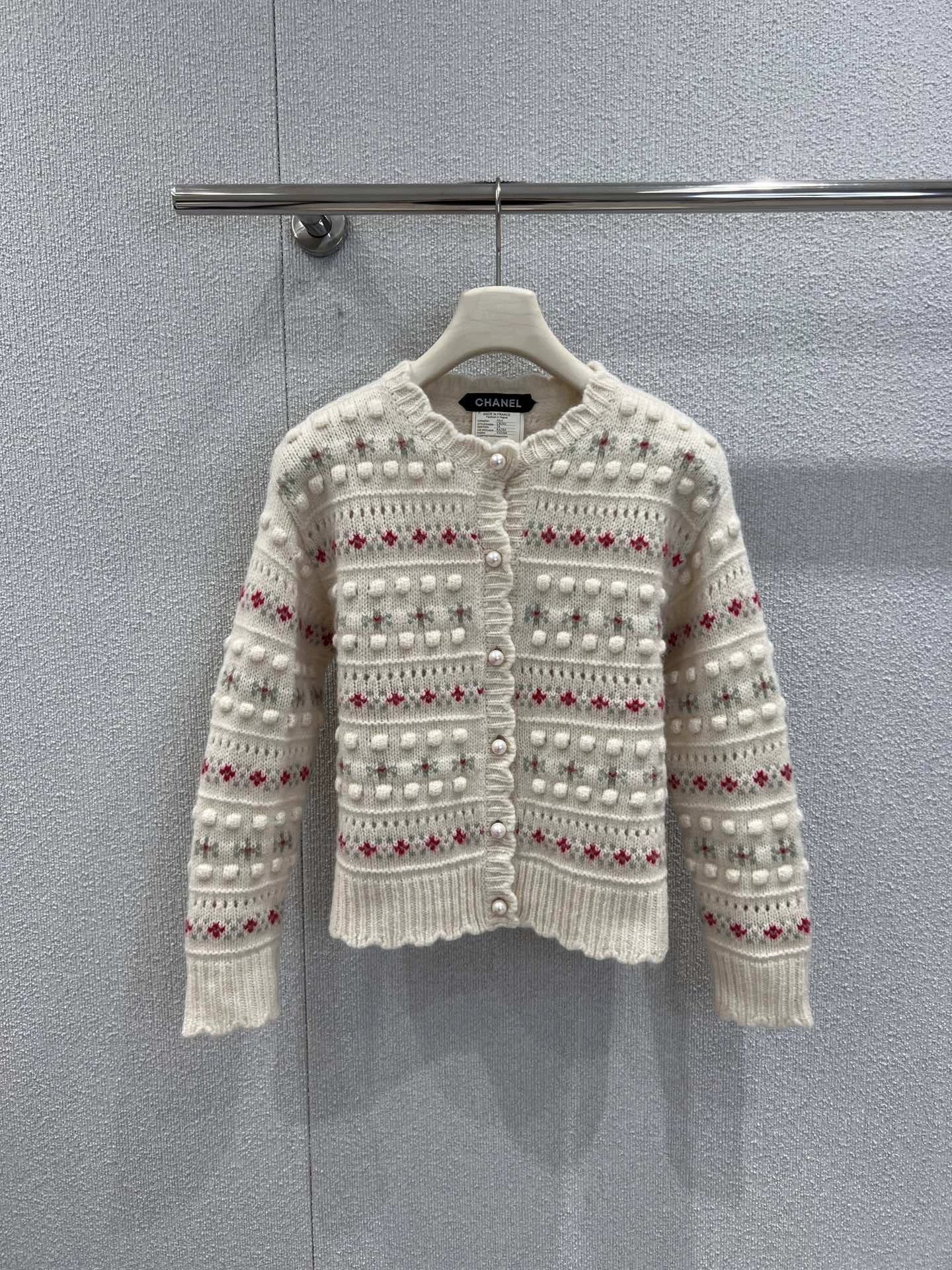 Hand-crocheted cardigan