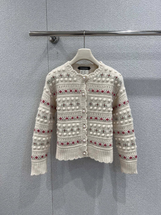 Hand-crocheted cardigan