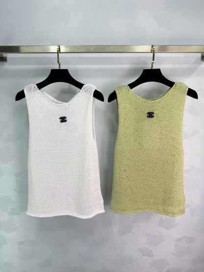 26ss Logo Knit Vest