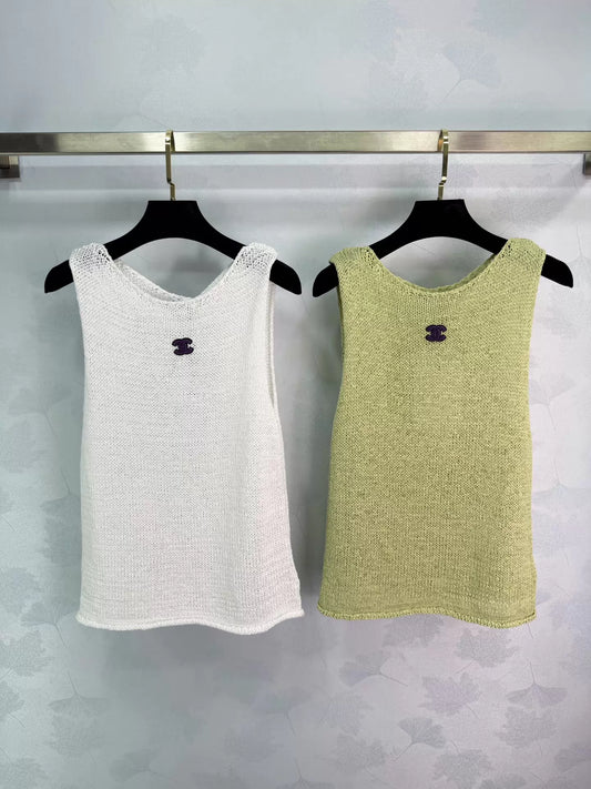 26ss Logo Knit Vest