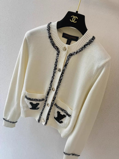 26ss Double Pocket + Sequin Cardigan