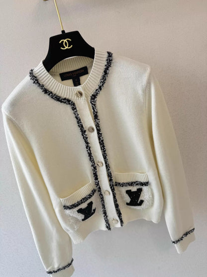 26ss Double Pocket + Sequin Cardigan