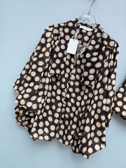 26Vintage-Style Polka Dot Matching Set