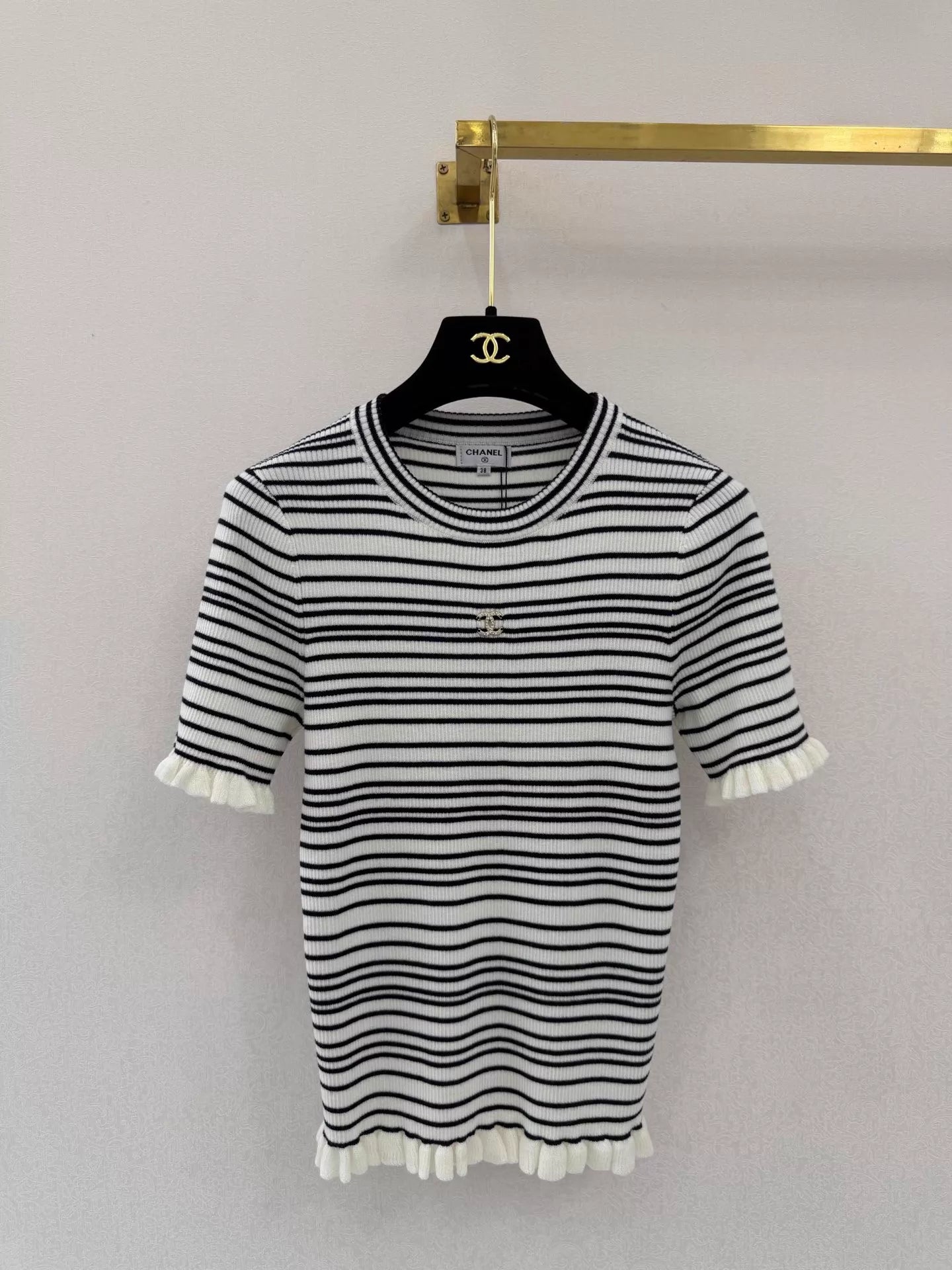 26ss Striped Knit T-Shirt