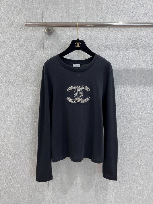 25Fw toothbrush embroidered sequin long sleeved