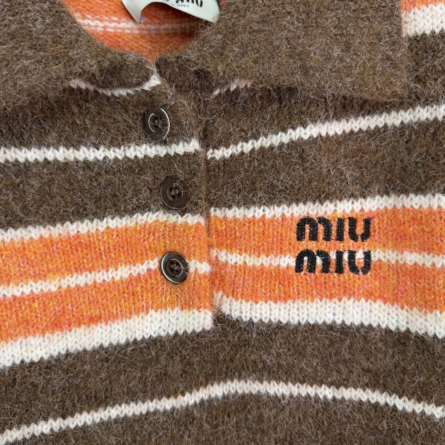 Striped Polo Sweater
