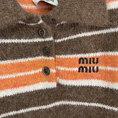 Striped Polo Sweater
