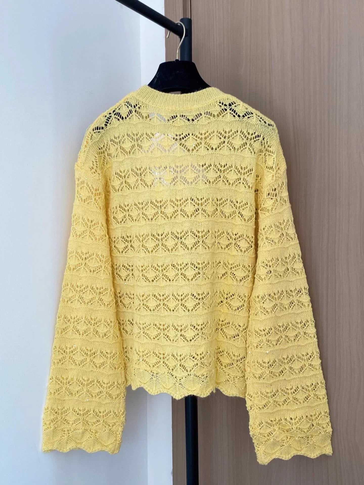 Openwork Knit Sweater
