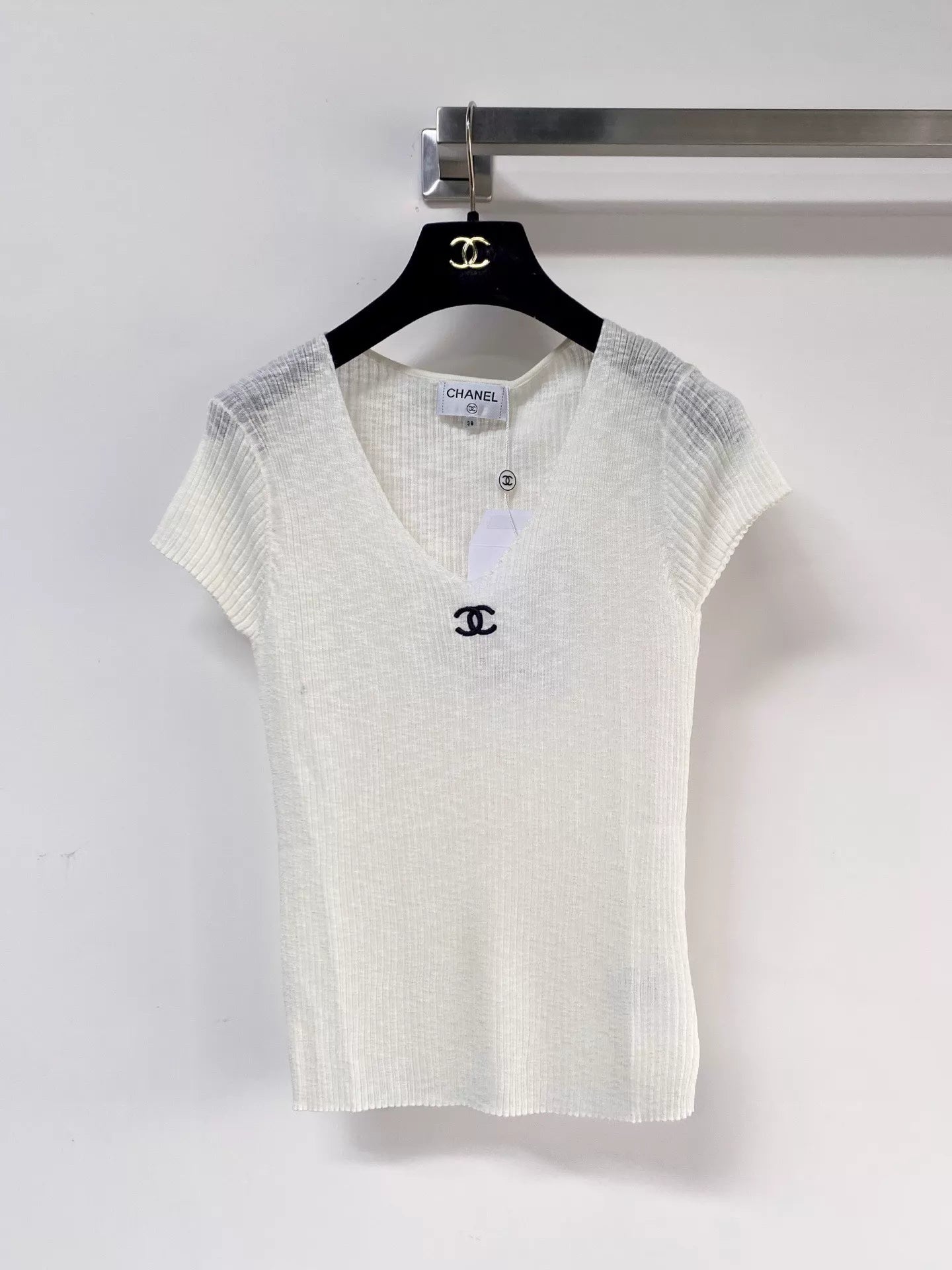 26ss V-neck Knit T-shirt