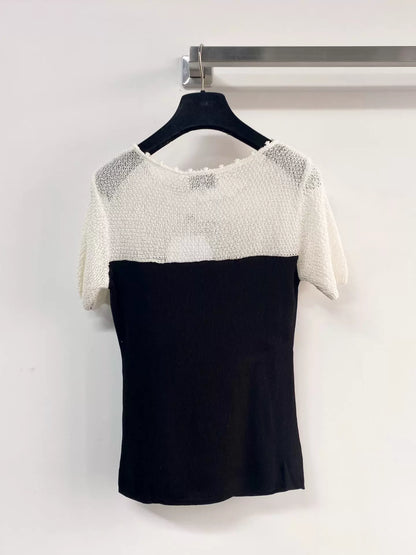 26ss Logo cutout T-shirt
