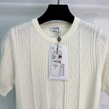 26ss Cable Knit T-Shirt