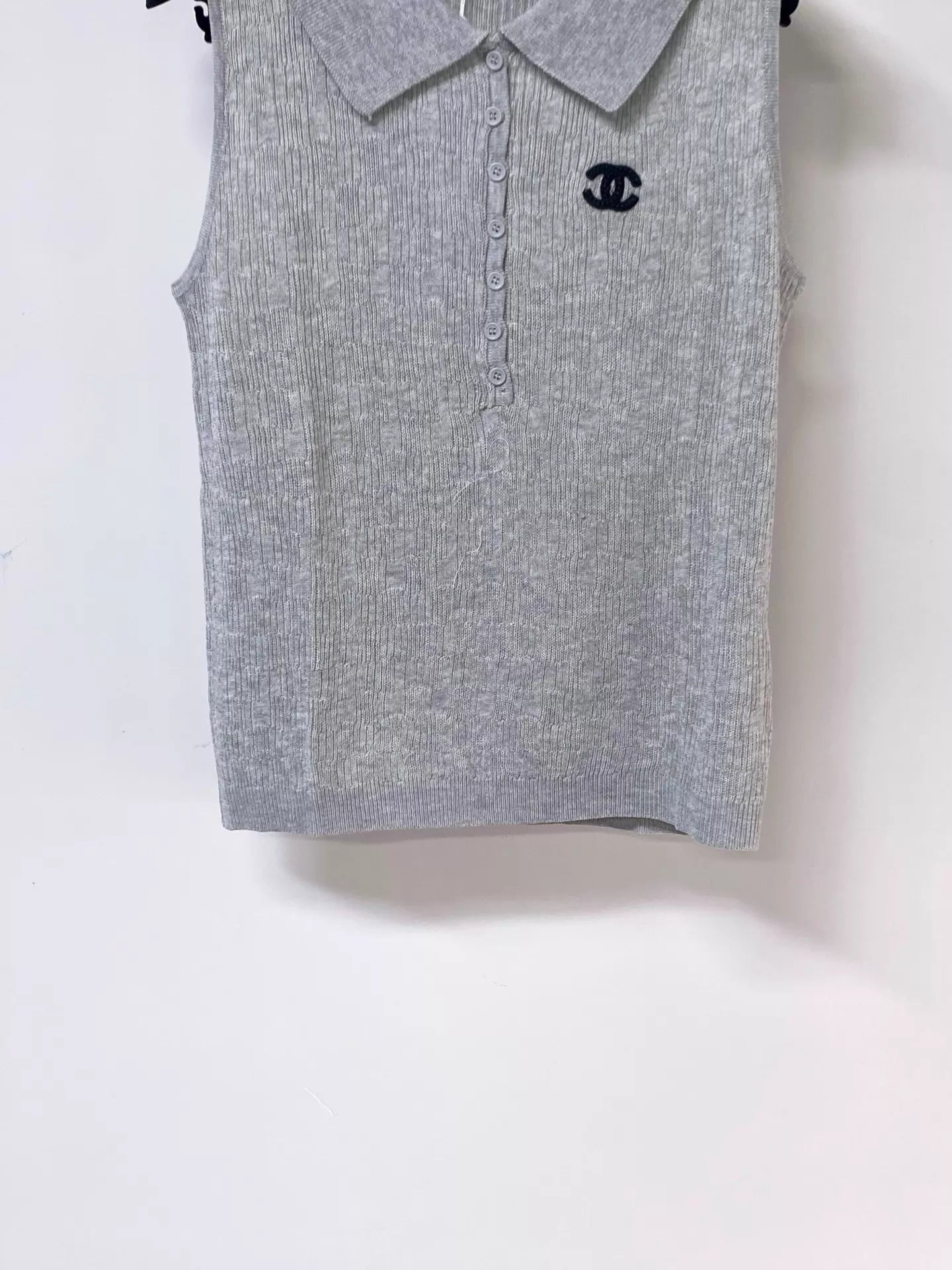 26ss logo-decorated vest